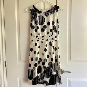 Wanko Black and white polka dot dress
